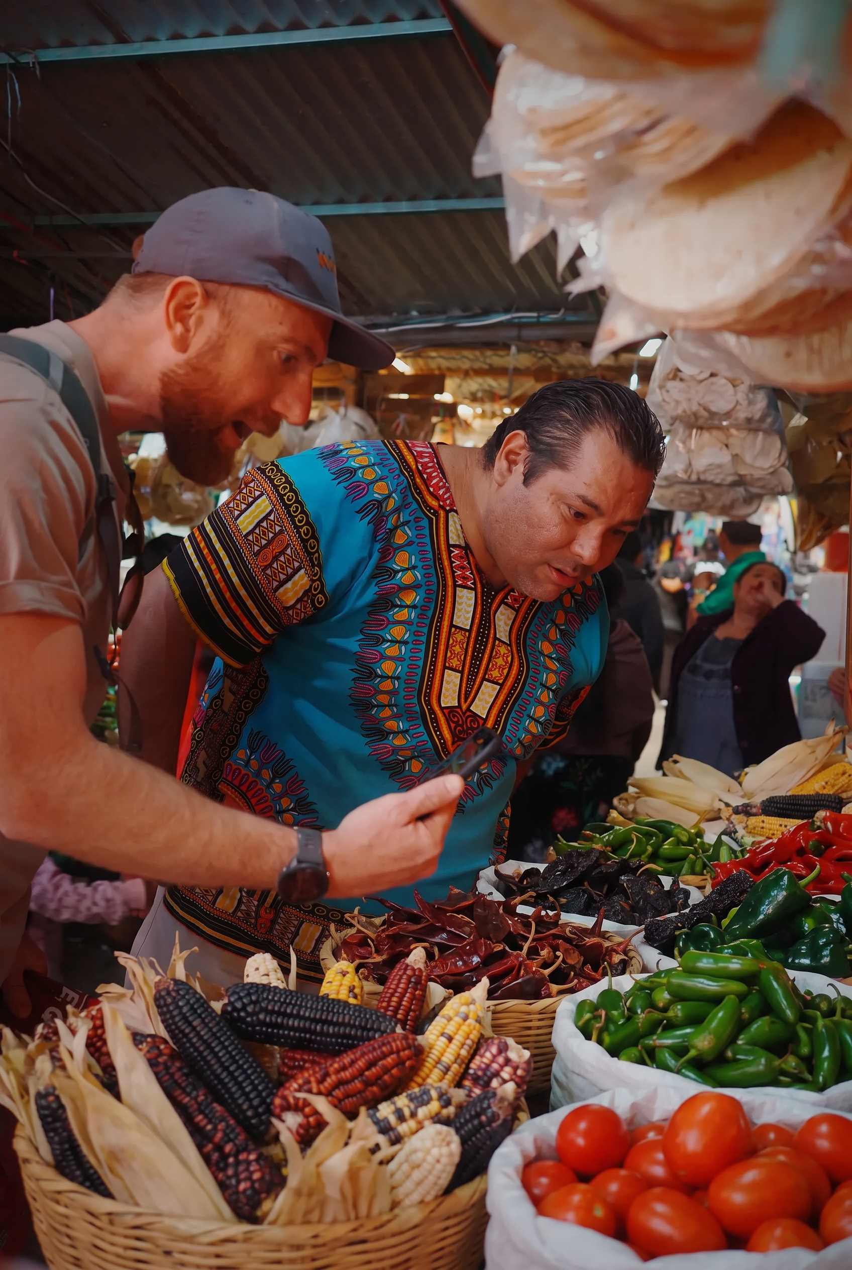 Milpa Chef at a Cholula market